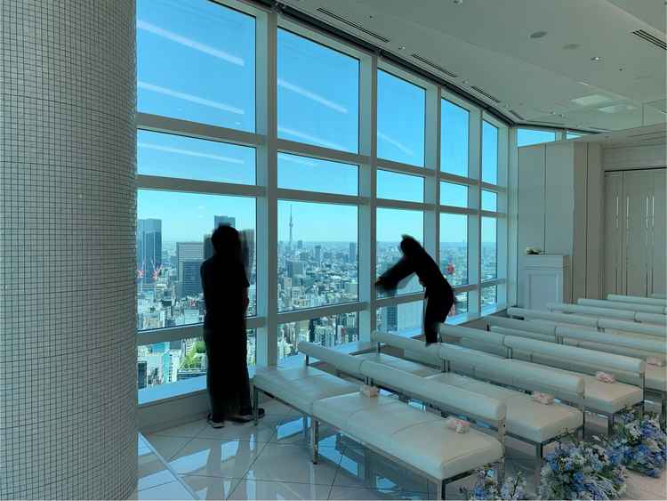 式場から見える景色