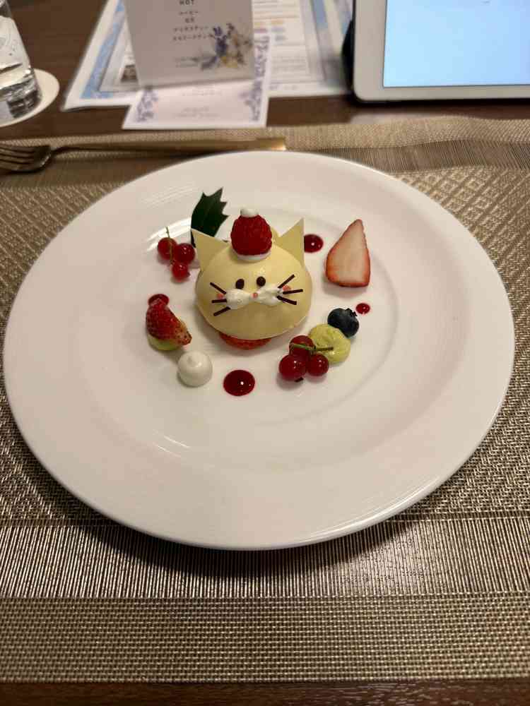 お食事の盛り付けも可愛らしかったです。