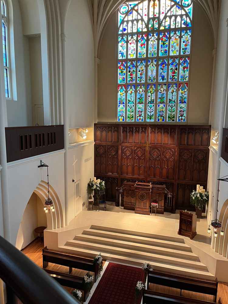 チャペルの2階からの景色。