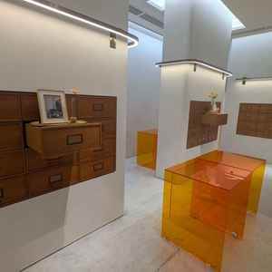 アトリエと呼ばれる披露宴会場です。都内のおしゃれなアパレルショップのような内装でした。