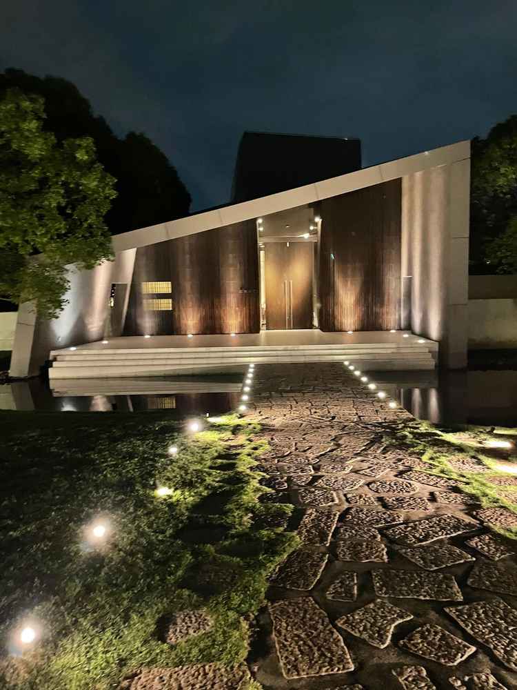 ライトアップが綺麗でした