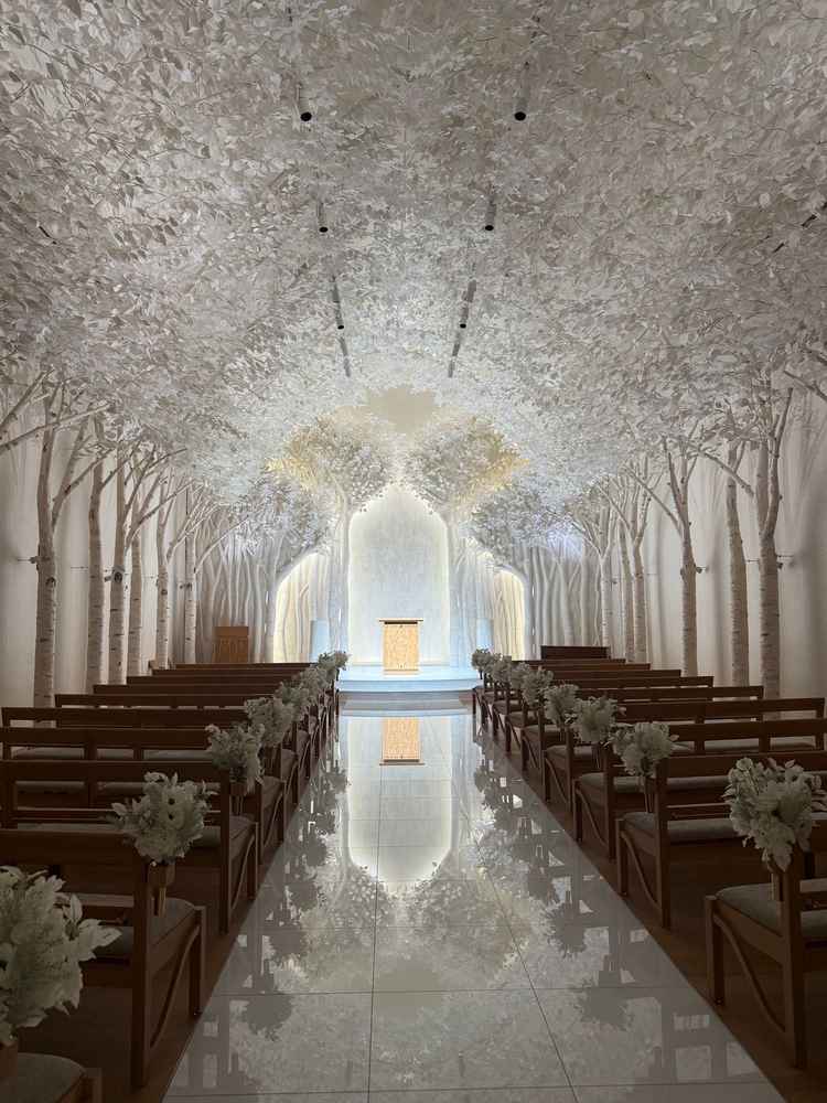 電気を消すとまた一層雰囲気がかわり、素敵でした。