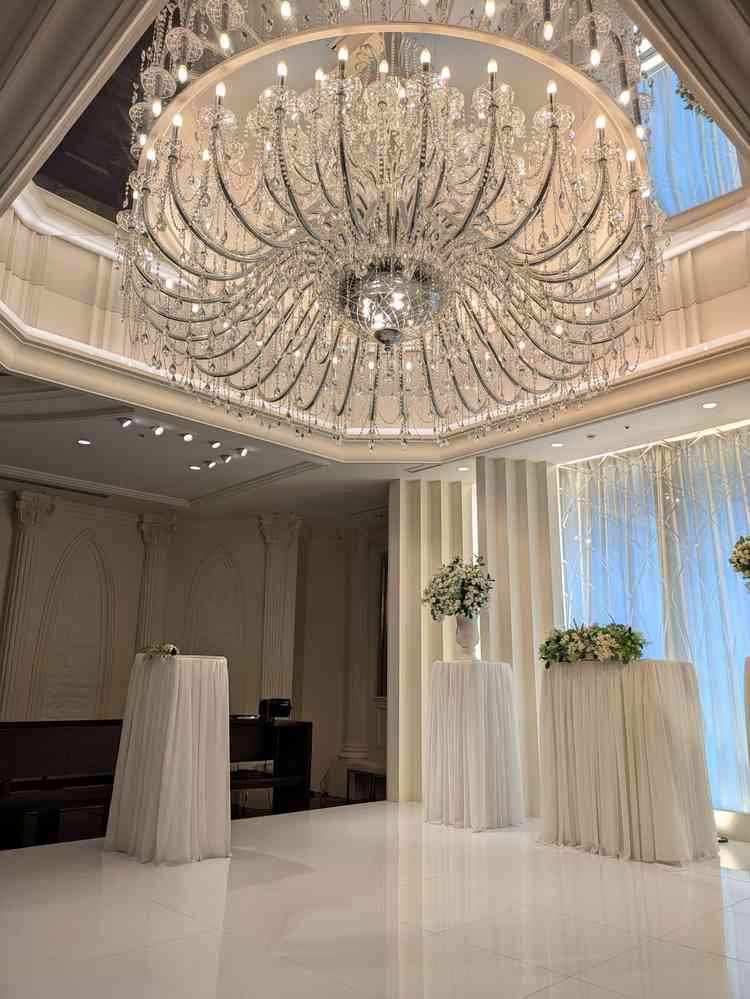 チャペル:参列者席から撮った写真