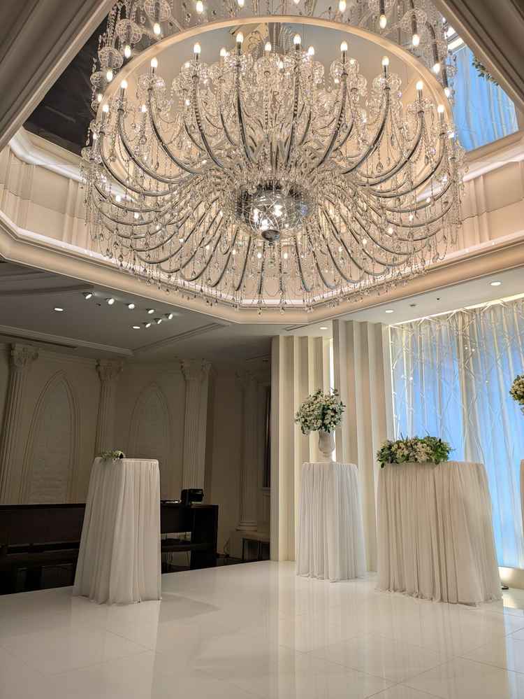 チャペル:参列者席から撮った写真