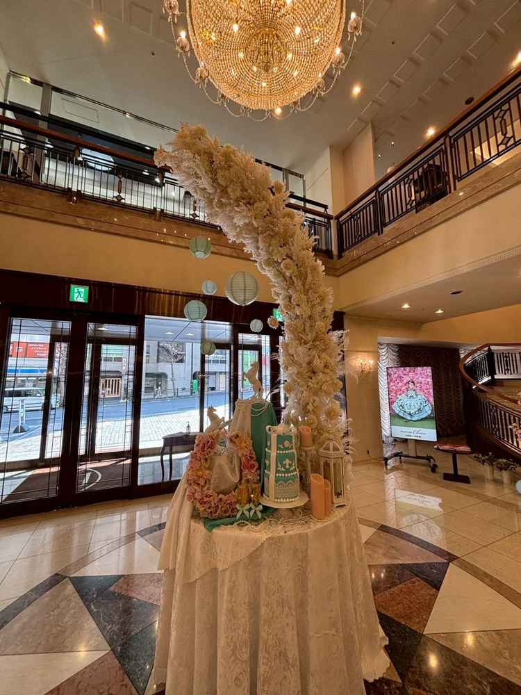 入ってすぐ素敵な演出が行われてました！