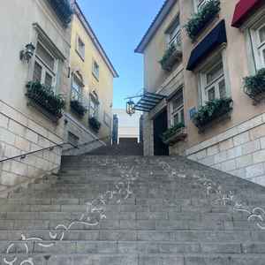 チャペルに向かう前の階段