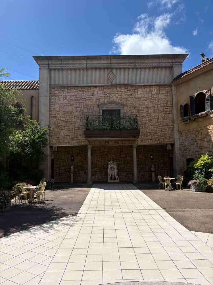 広々したガーデン。