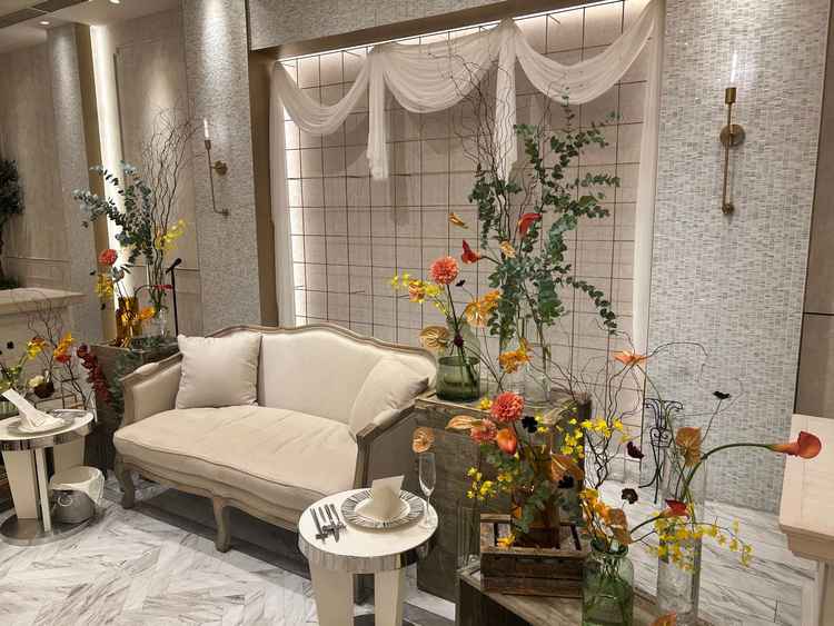 披露宴会場、メイン席