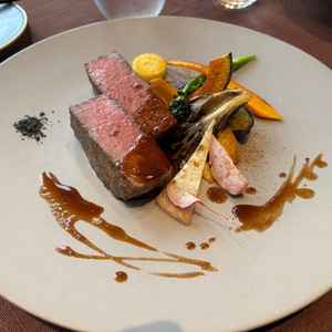 試食したステーキ。とても美味しかったです。