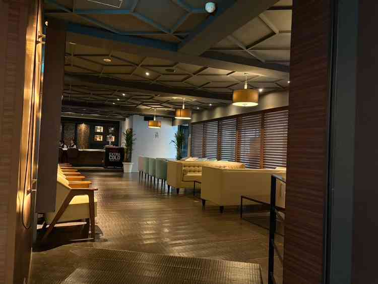 ゲストが待機する待合室