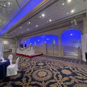 披露宴会場アマリエ。バルコニーと階段がすてきでした。