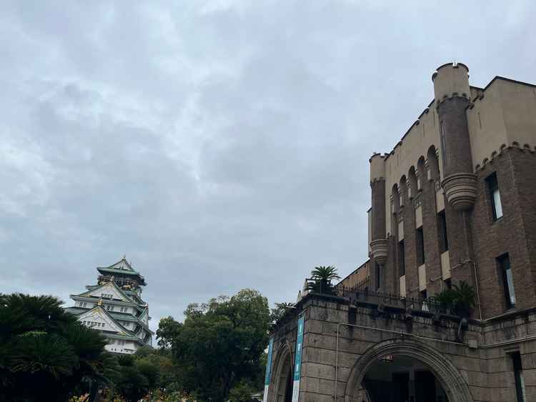 大阪城も見えます