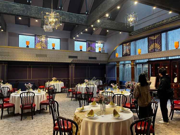 披露宴会場の見学写真。乃木會館