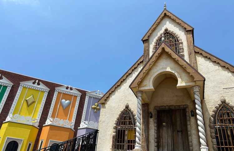 ガーデンの中にあるチャペル