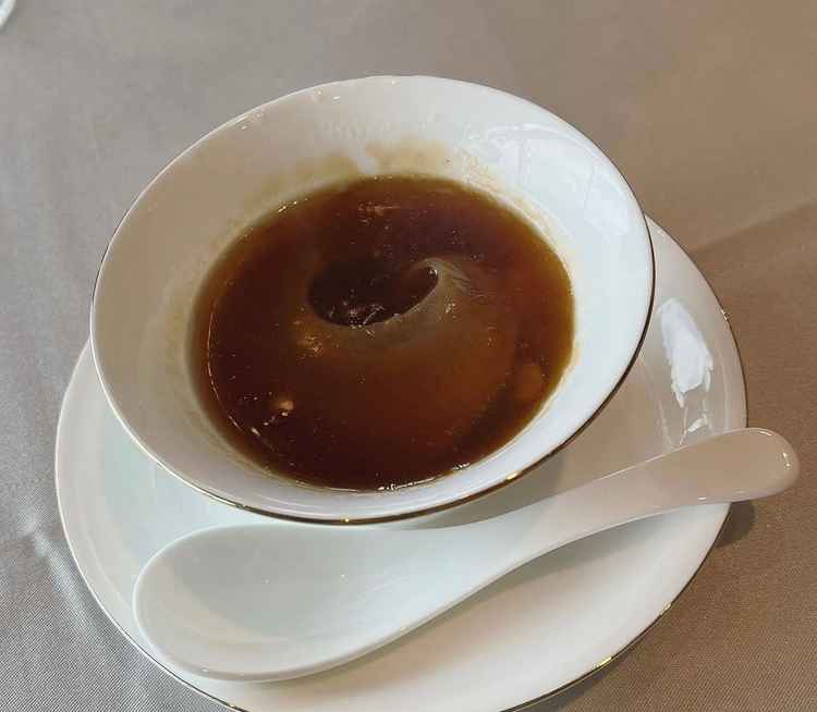 試食ではフカヒレスープをいただき、レストランも運営している会社ということもあり、とても美味しかった