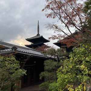 敷地内からみた景色。紅葉シーズンもいいなと思いました。