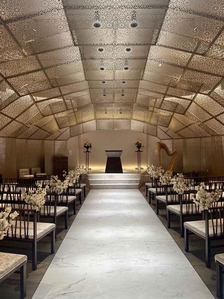 素敵なチャペルとバージンロード