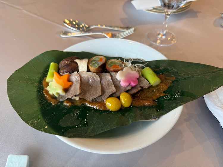 試食。どれもびっくりするほど美味しかったです。和食が特に気に入りました。
