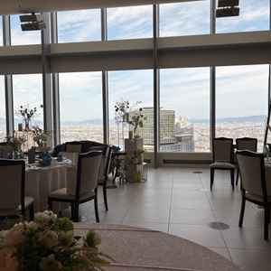 二つ目の披露宴会場です。眺めが最高でした。