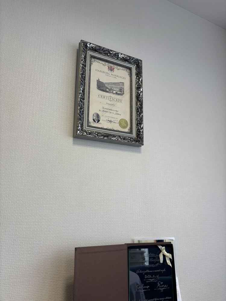 ハプスブルク家から認められた結婚式場だそうです。