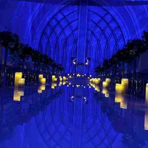 チャペル③ライティング後のチャペル。プラネタリウムのようで綺麗でした。