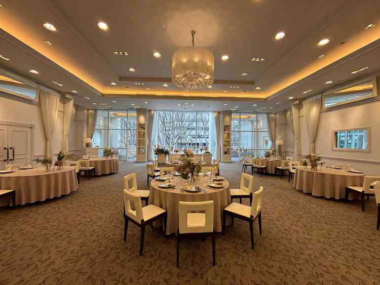 披露宴会場が広くて良かった