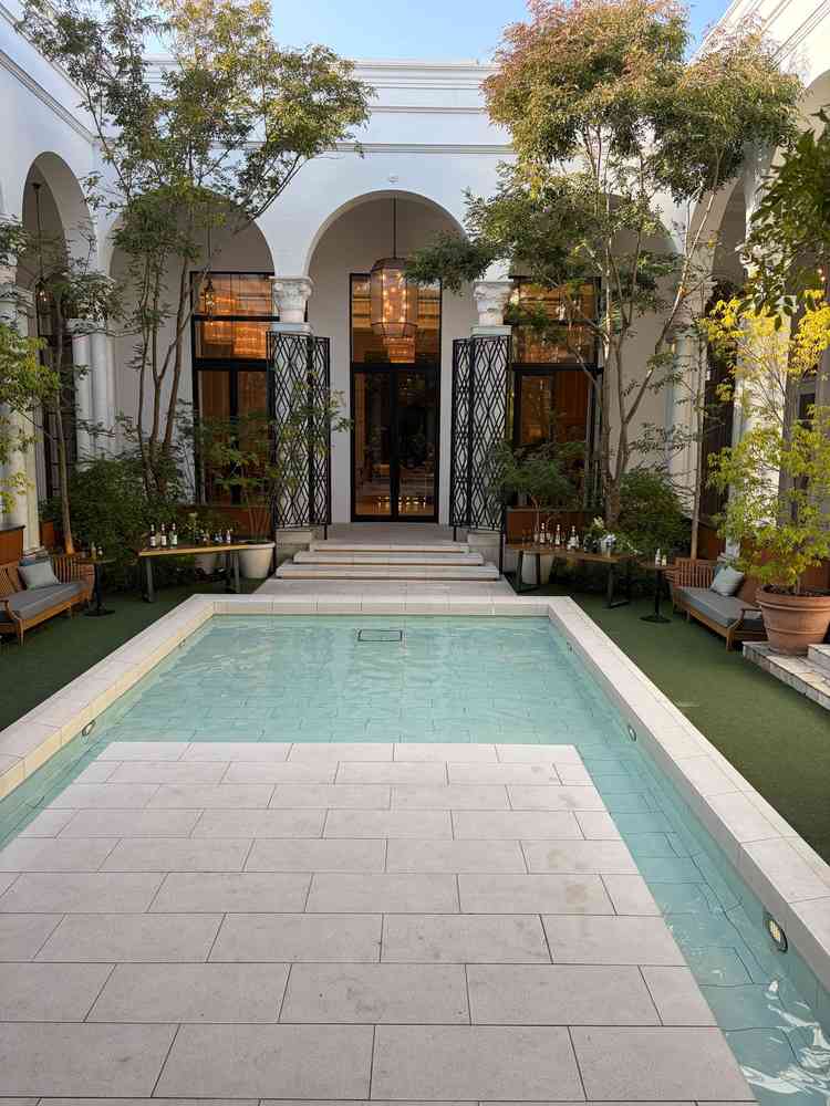 中庭が広くて見栄えがいい