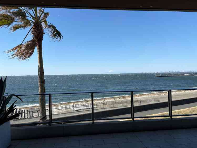 披露宴会場からの景色