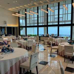 綺麗な景色が見れる披露宴会場