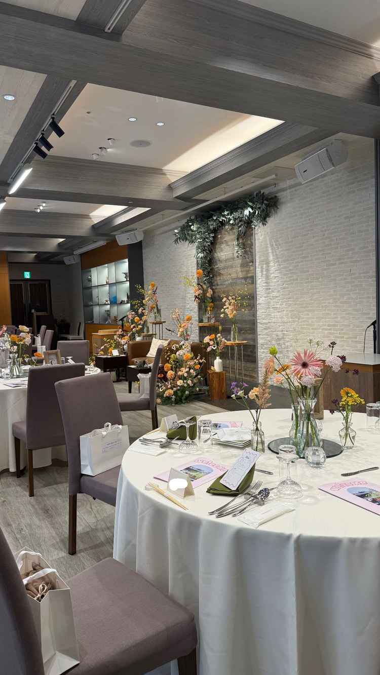 披露宴会場の様子です