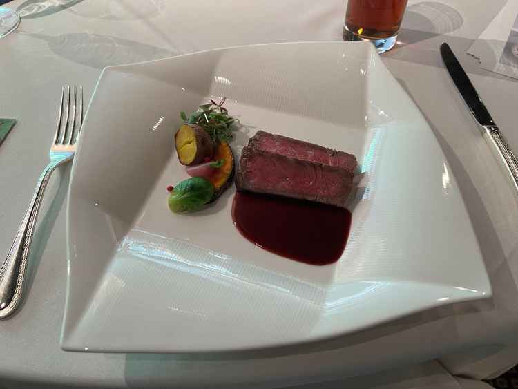 試食のお肉