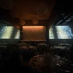 プロジェクションマッピングの様子