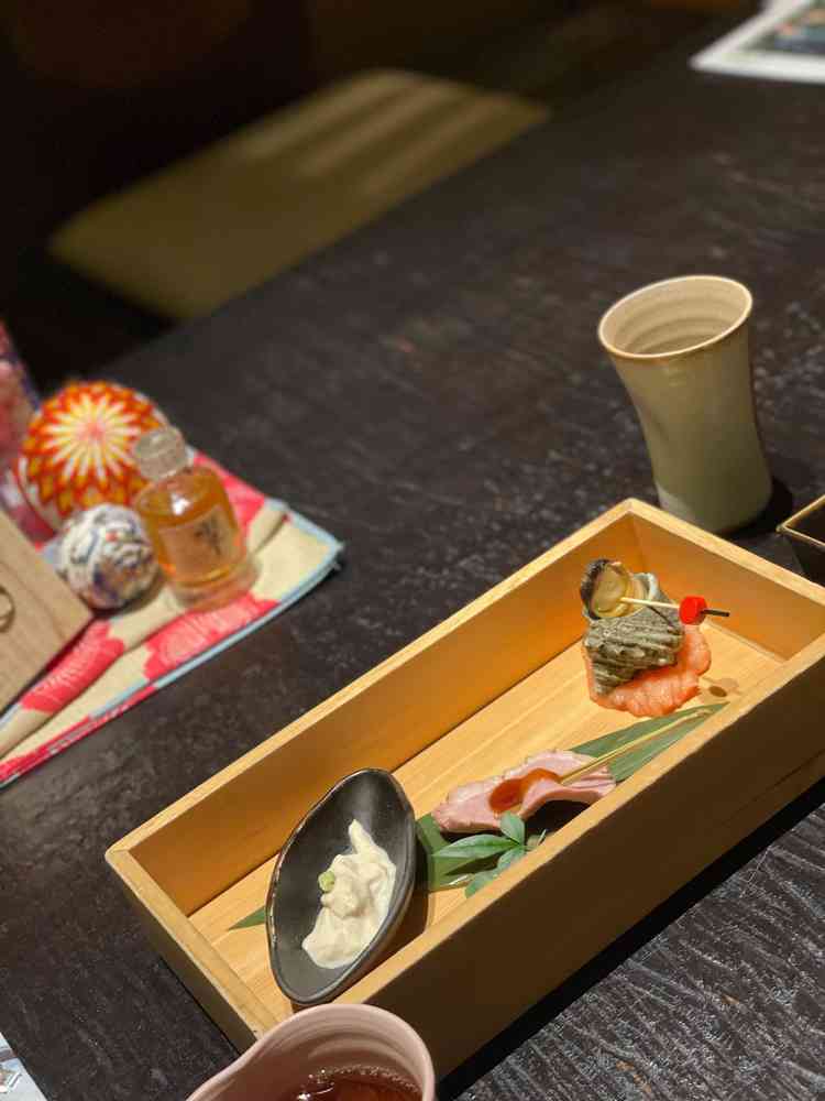 ブライダルフェア特別の前菜3点もり