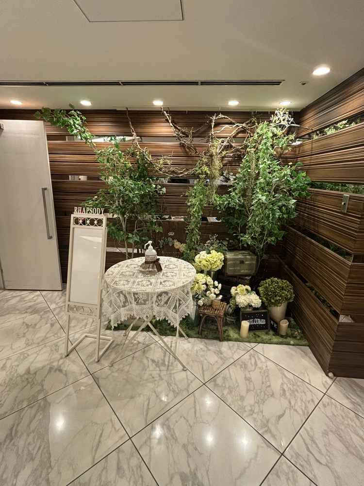 ウェルカムスペースの写真で、これがデフォルトなので自分たちで考えたり、持ち込みする必要がないので楽。