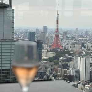 料理をしながら東京タワが見える