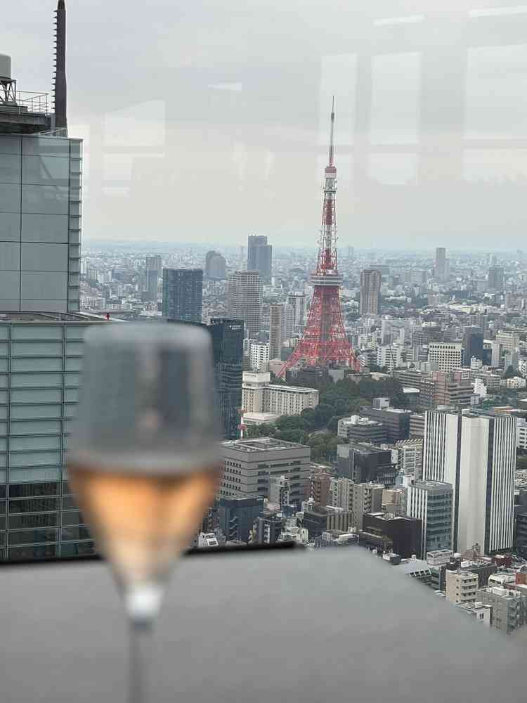 料理をしながら東京タワが見える