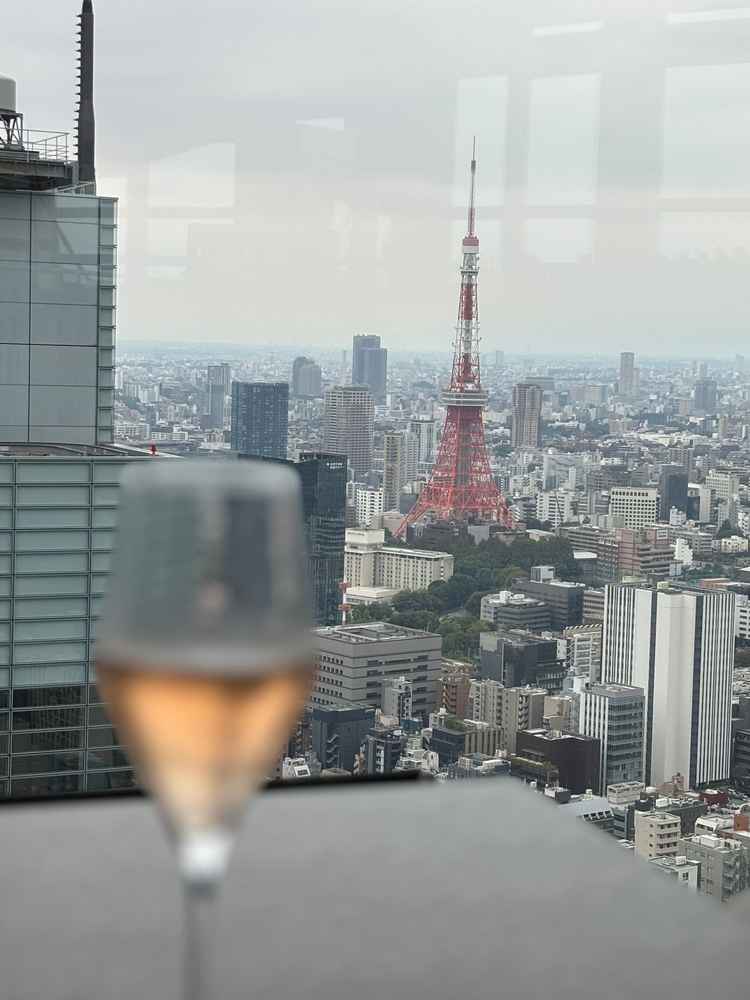 料理をしながら東京タワが見える