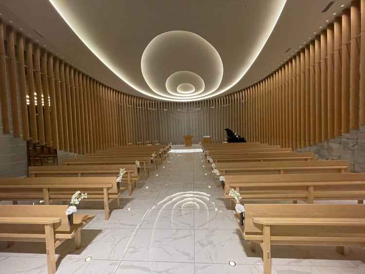 チャペルの画像になります。他にはないデザインで素敵でした。