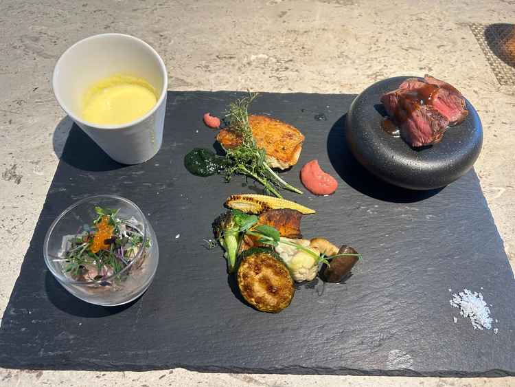 料理がとてもおいしかった。