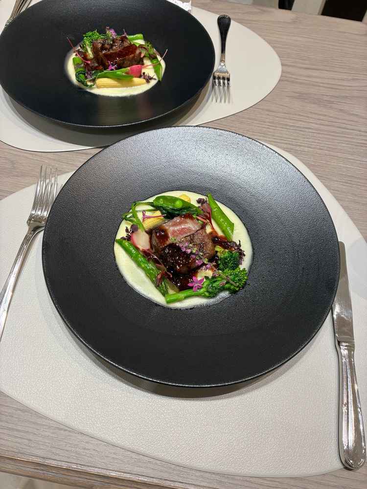 試食させて頂いたメイン料理の黒毛和牛