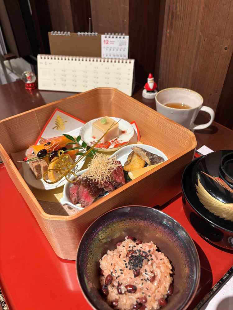 こちらは新郎と再度来館したとき(12/11)の試食です。新婦側はすでに前回いただきました。