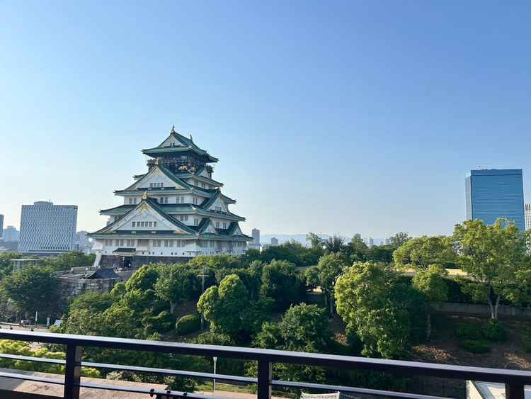 屋上ウェルカムパーティー会場からの景色