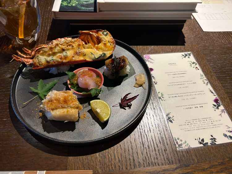 ワンプレートの試食。このあとデザート2品もありました