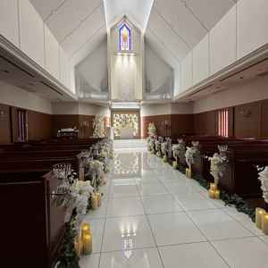 チャペル照明のバリエーションを見せて頂きました。