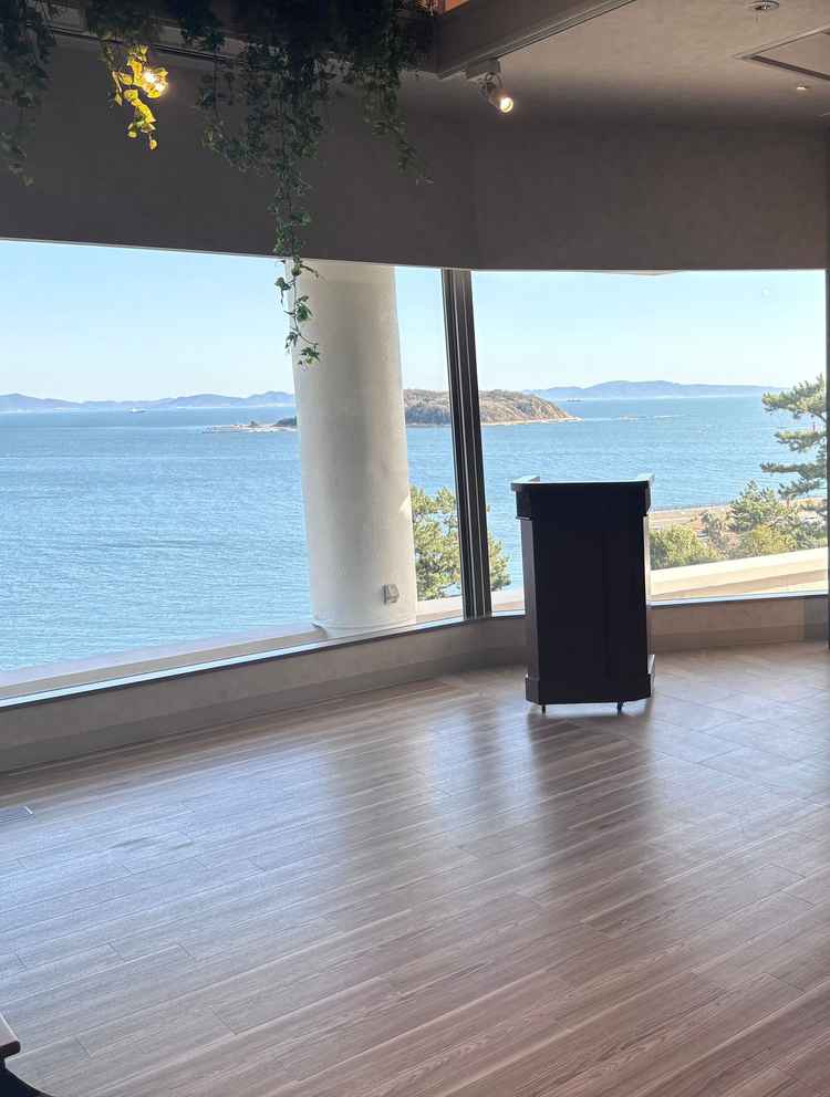 一面海が見えて素敵でした