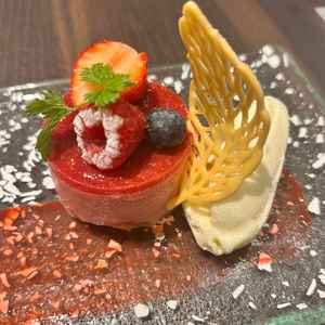 試食のデザート