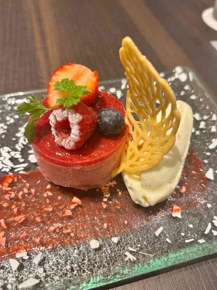 試食のデザート