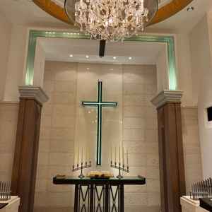 キリスト教式の挙式会場一つ目。