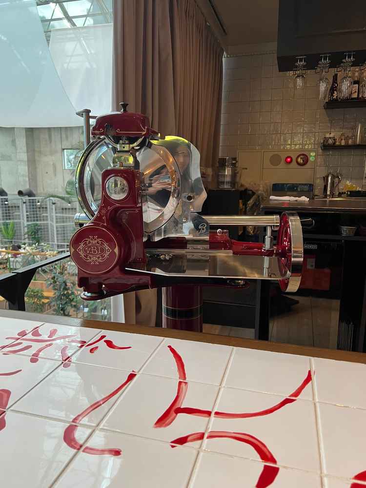 オプションで付けれる生ハムサービス