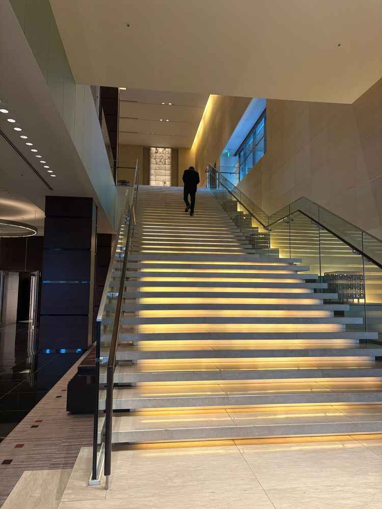 定番フォトスポットの階段